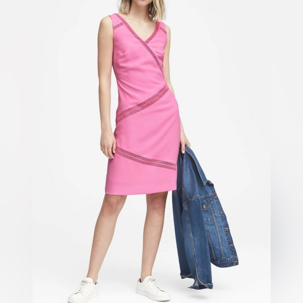 Banana Republic Pink Mini Dress